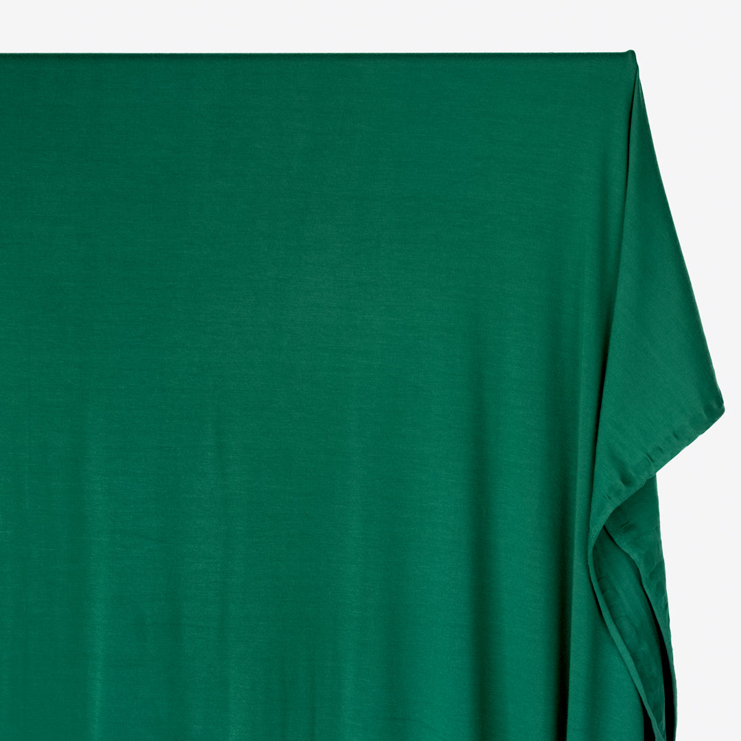 Bamboo Jersey Knit - Emerald | Blackbird Fabrics
