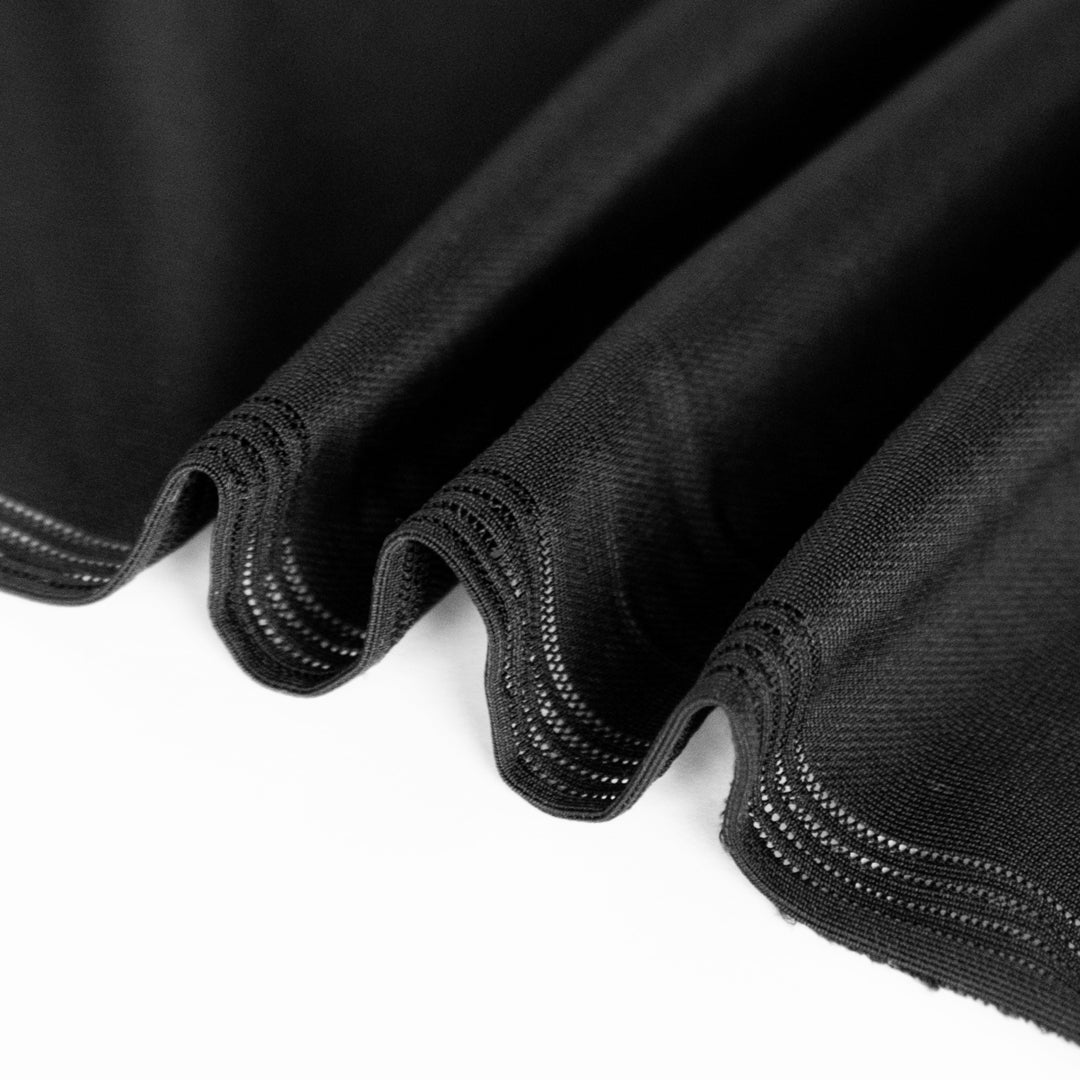 Firm Power Mesh Lining - Black | Blackbird Fabrics