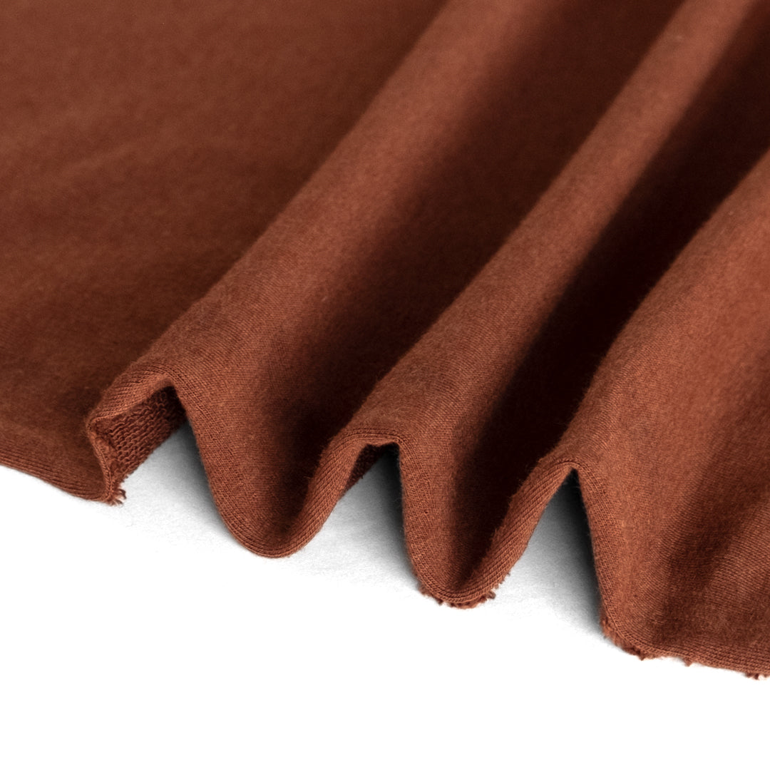 Bamboo & Cotton French Terry - Chocolate | Blackbird Fabrics