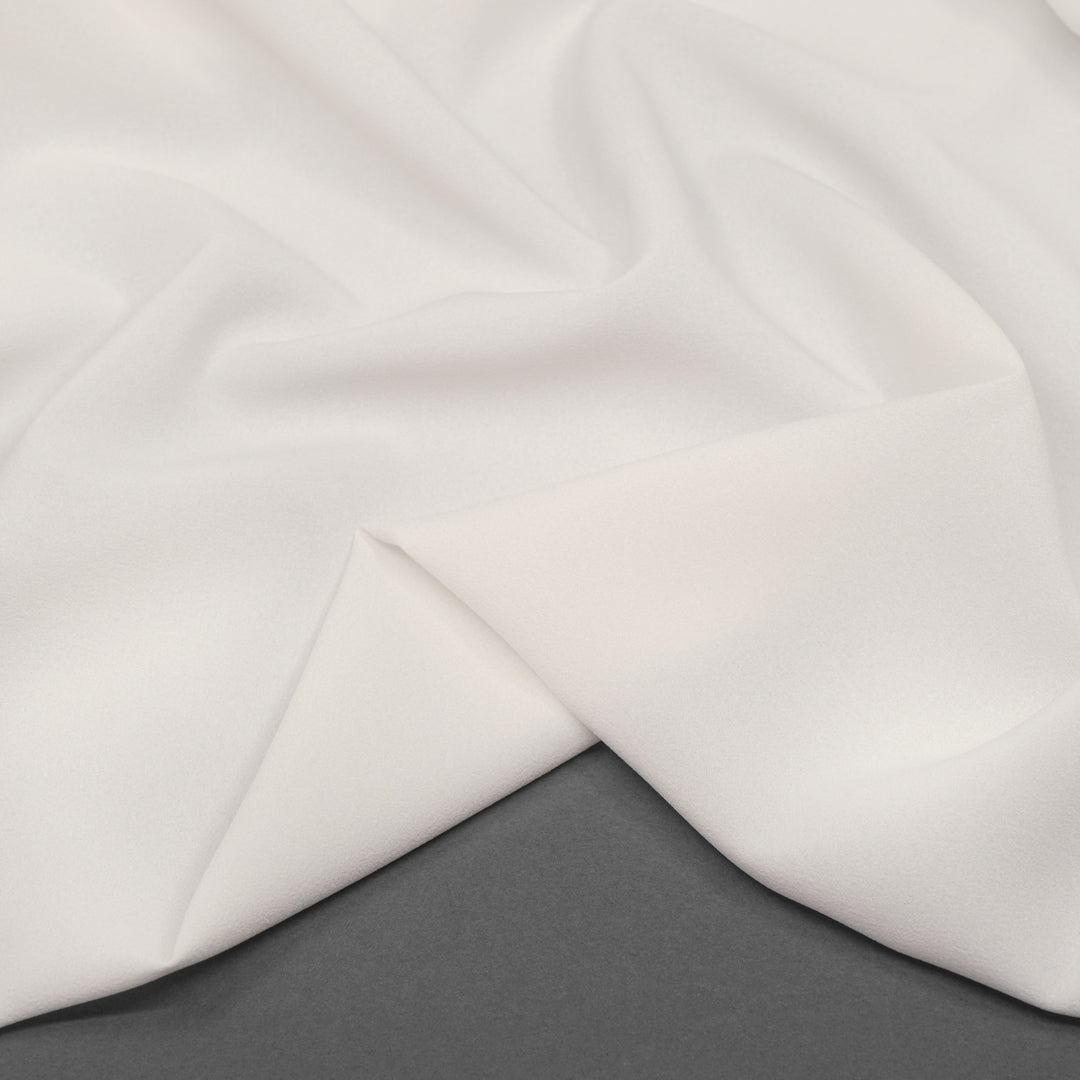 Ethereal Poly Crepe - Natural White