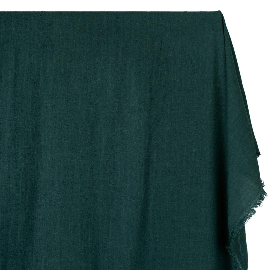 Viscose Linen Noil - Midnight Spruce | Blackbird Fabrics