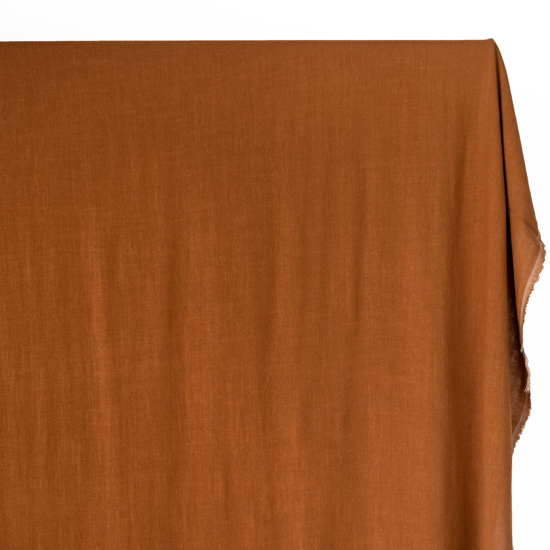 Viscose Linen Noil - Cinnamon | Blackbird Fabrics
