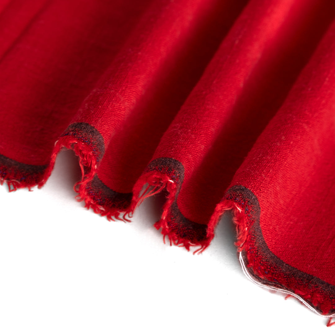 Viscose Linen Noil - Red | Blackbird Fabrics