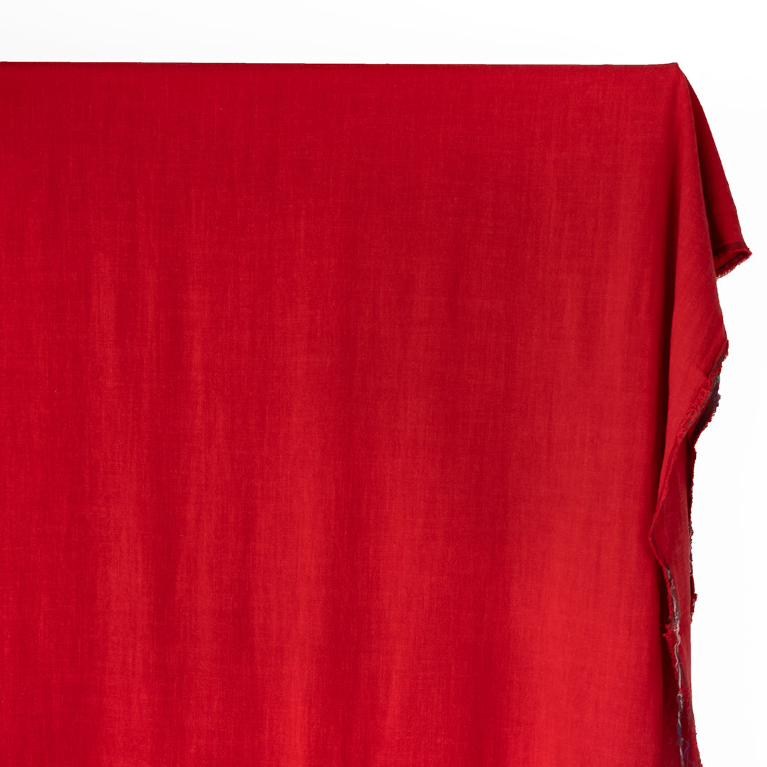 Viscose Linen Noil - Red | Blackbird Fabrics