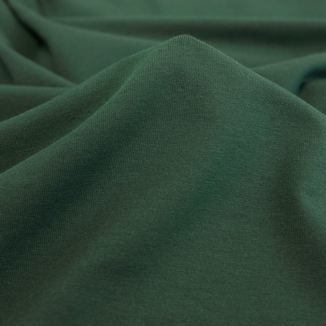 Cotton Jersey Knit - Pine | Blackbird Fabrics
