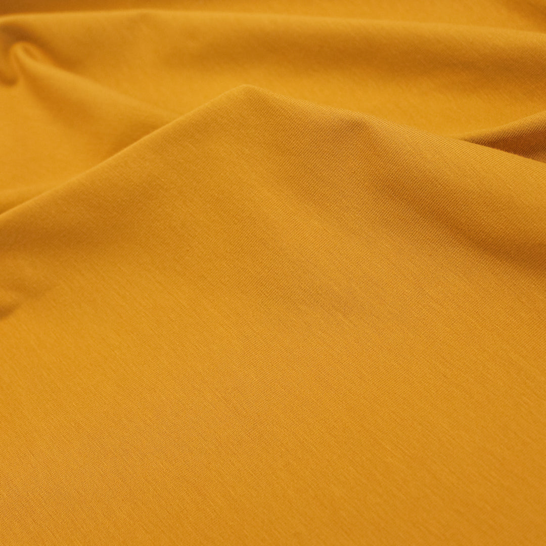 Cotton Jersey Knit - Goldenrod | Blackbird Fabrics