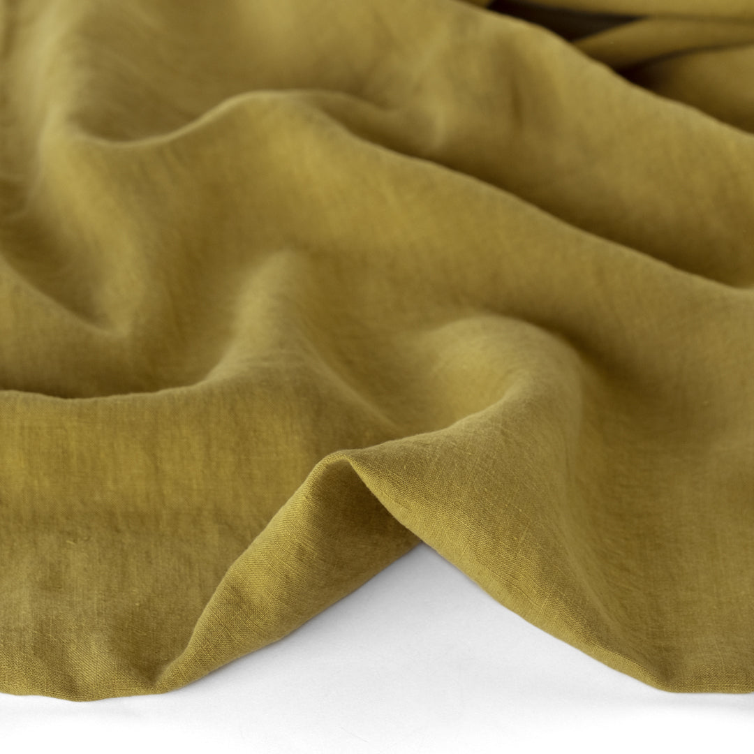 Washed Linen II - Light Elmwood | Blackbird Fabrics