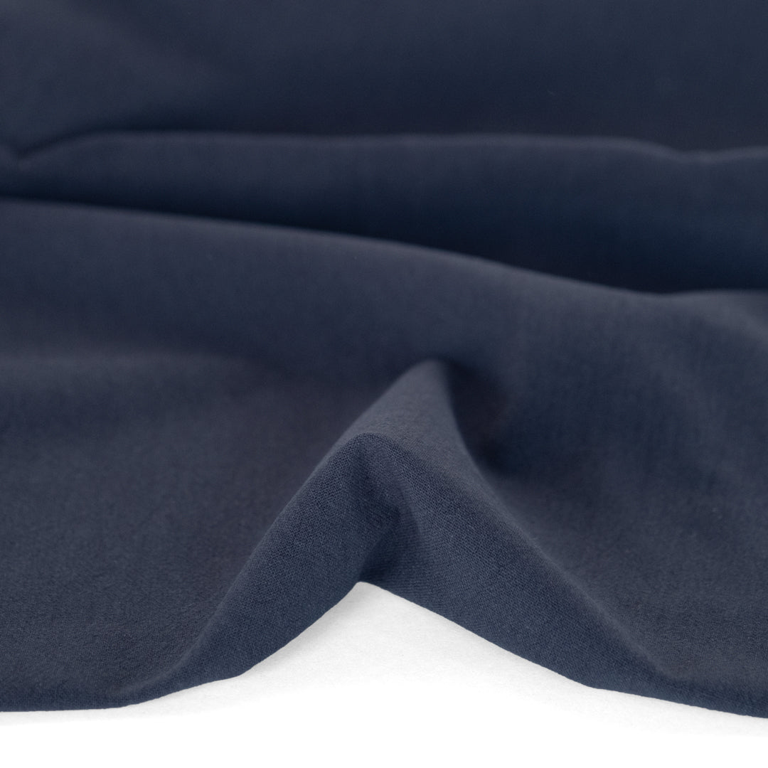 4oz Sandwashed Cotton - Navy | Blackbird Fabrics