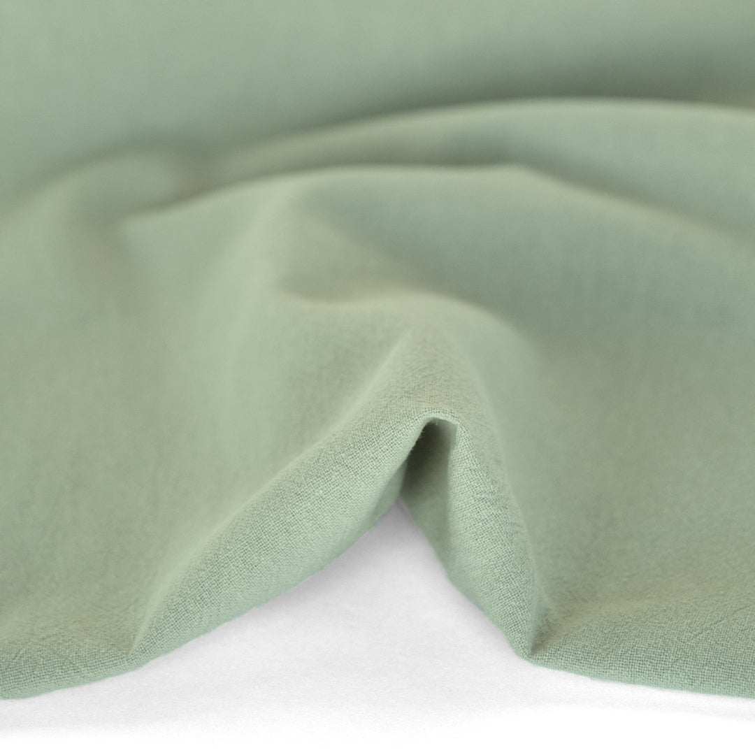 4oz Sandwashed Cotton - Mint | Blackbird Fabrics