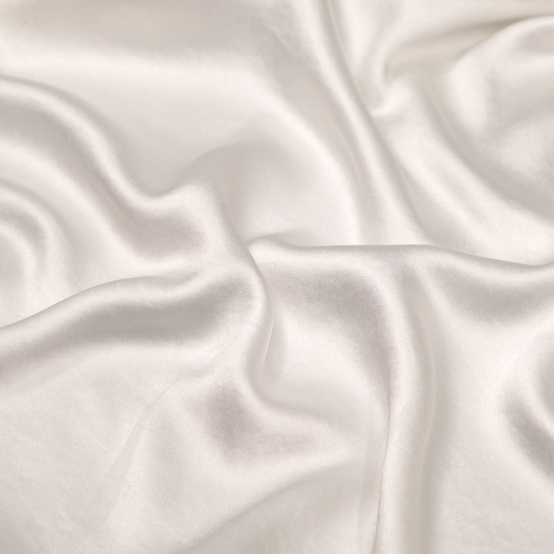 Buttery Poly Satin - Natural White