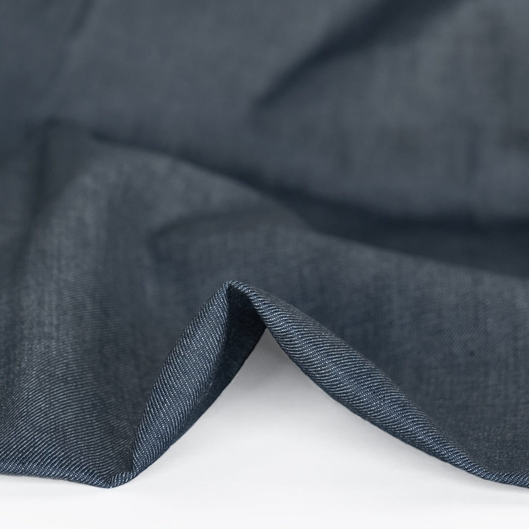 9.5oz Japanese Non-Stretch Denim - Antique Blue | Blackbird Fabrics
