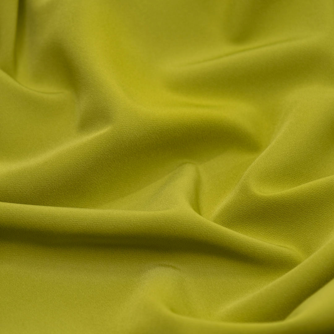 Sculpted Stretch Poly Double Crepe - Pear | Blackbird Fabrics