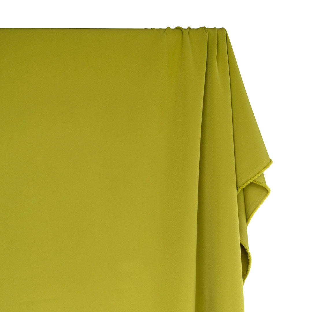 Sculpted Stretch Poly Double Crepe - Pear | Blackbird Fabrics