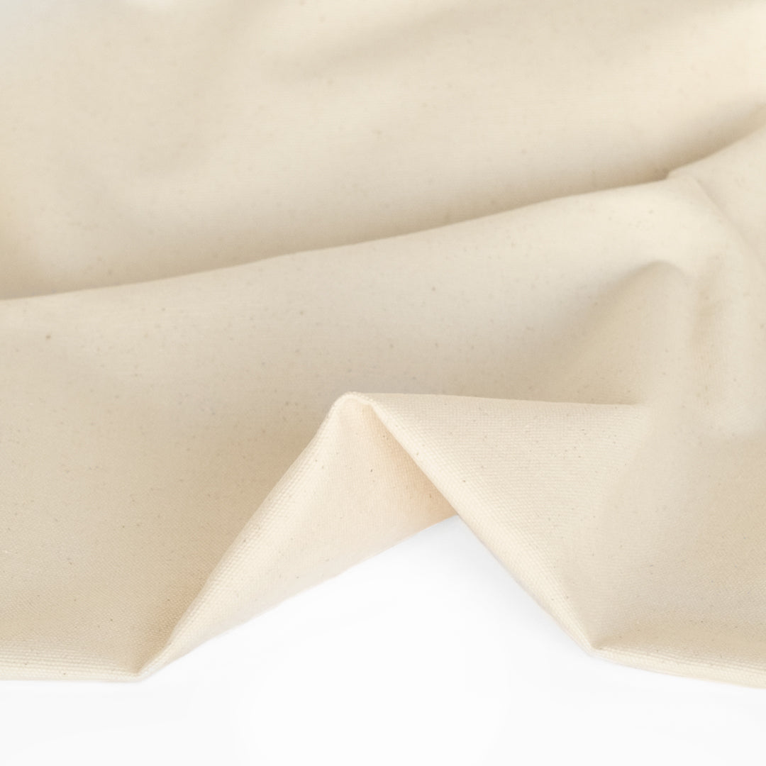 8.5oz Washed Cotton Canvas - Natural | Blackbird Fabrics