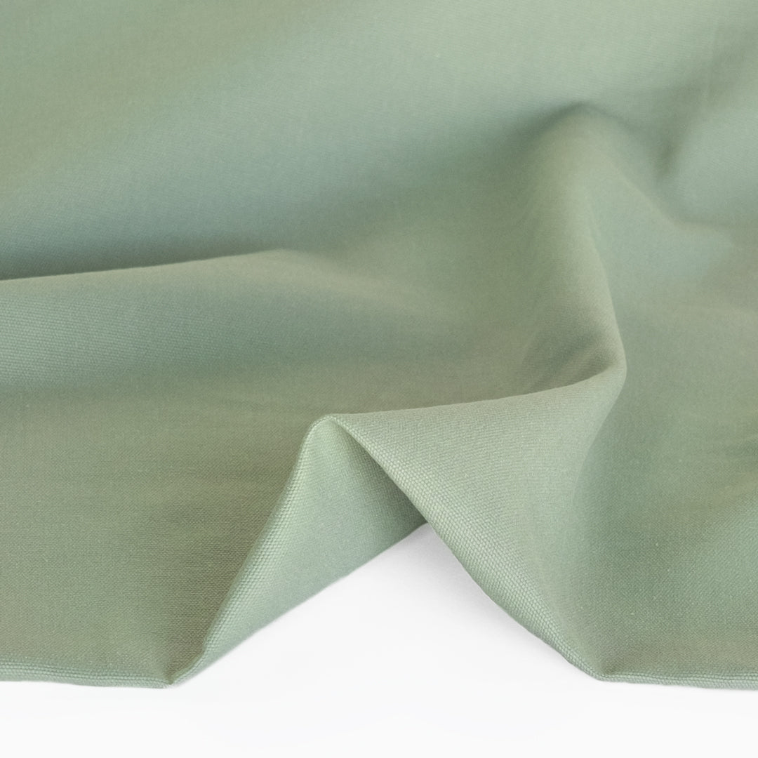 8.5oz Washed Cotton Canvas - Sea Glass | Blackbird Fabrics