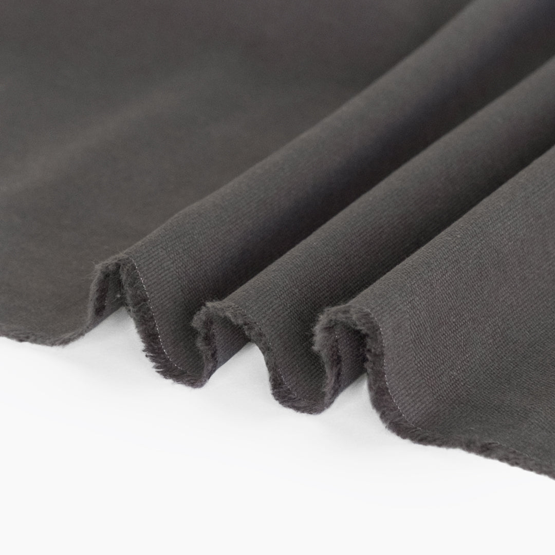 8.5oz Washed Cotton Canvas - Ash | Blackbird Fabrics