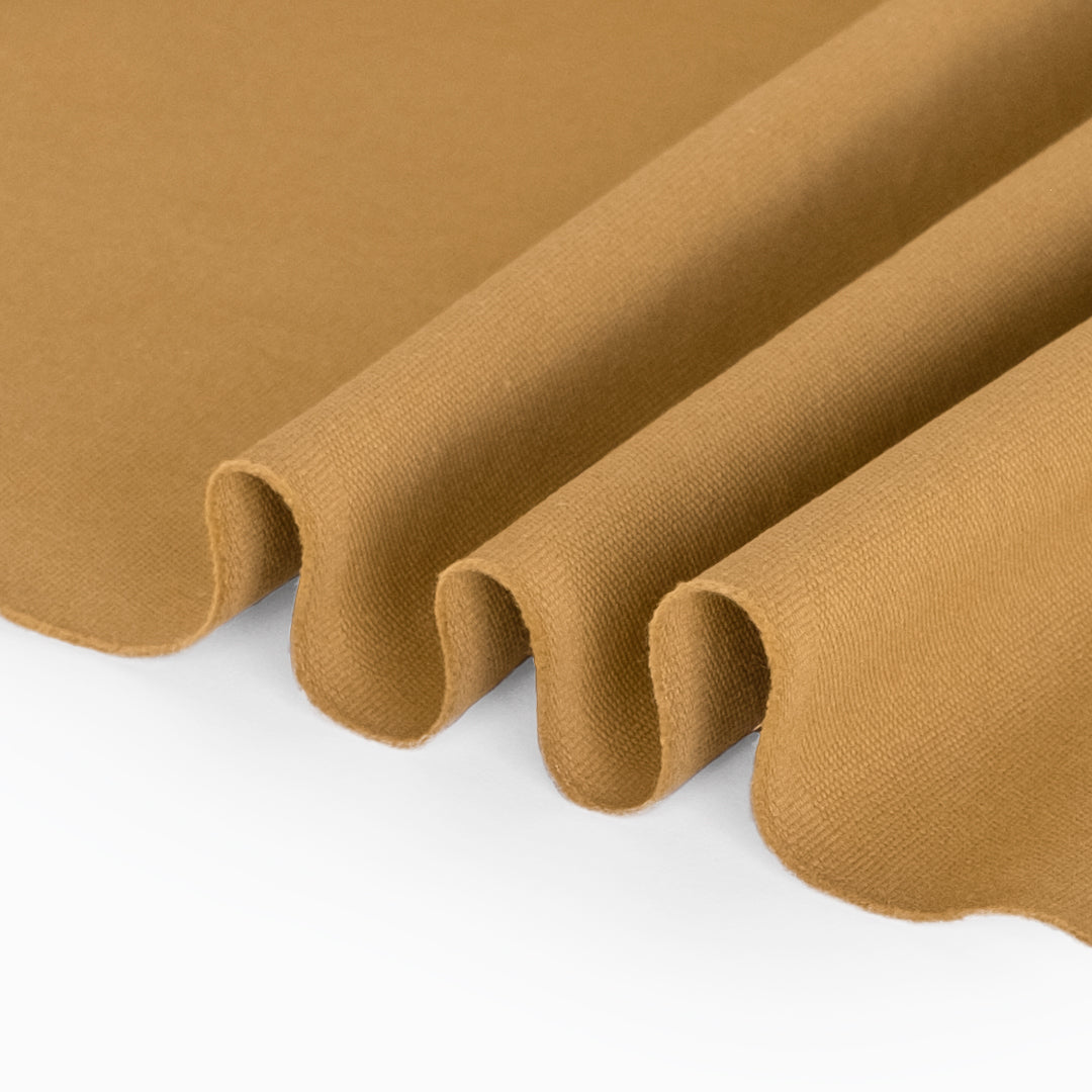 8.5oz Washed Cotton Canvas - Cumin | Blackbird Fabrics