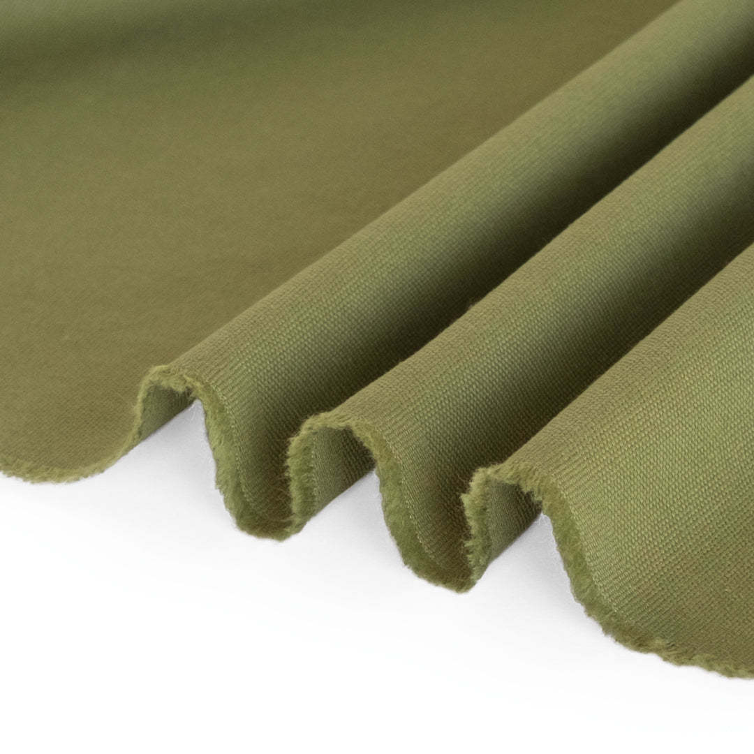 8.5oz Washed Cotton Canvas - Sage | Blackbird Fabrics