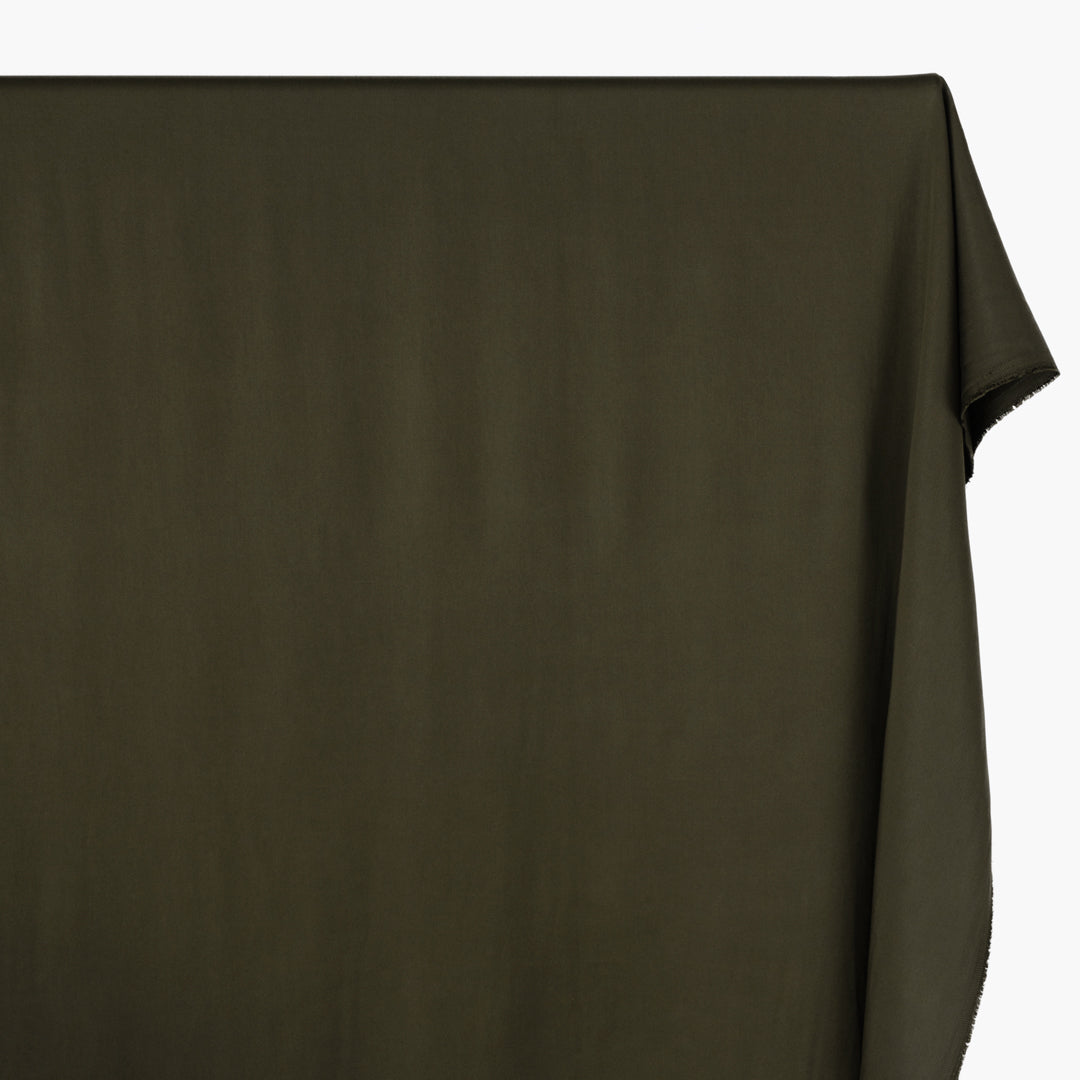 Midweight Lyocell Twill - Olive Drab
