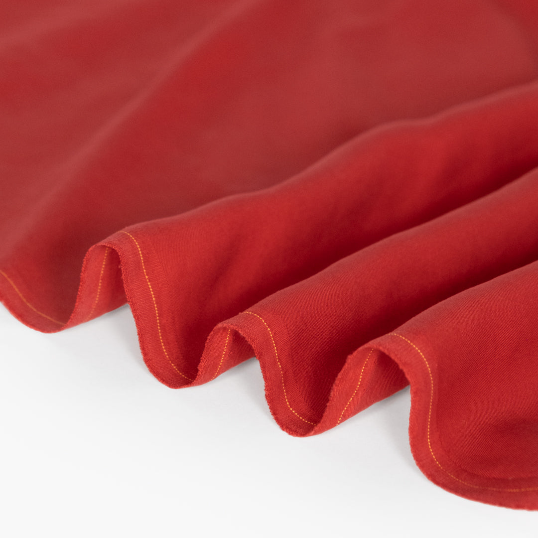 Lyocell Twill - Fire Red | Blackbird Fabrics