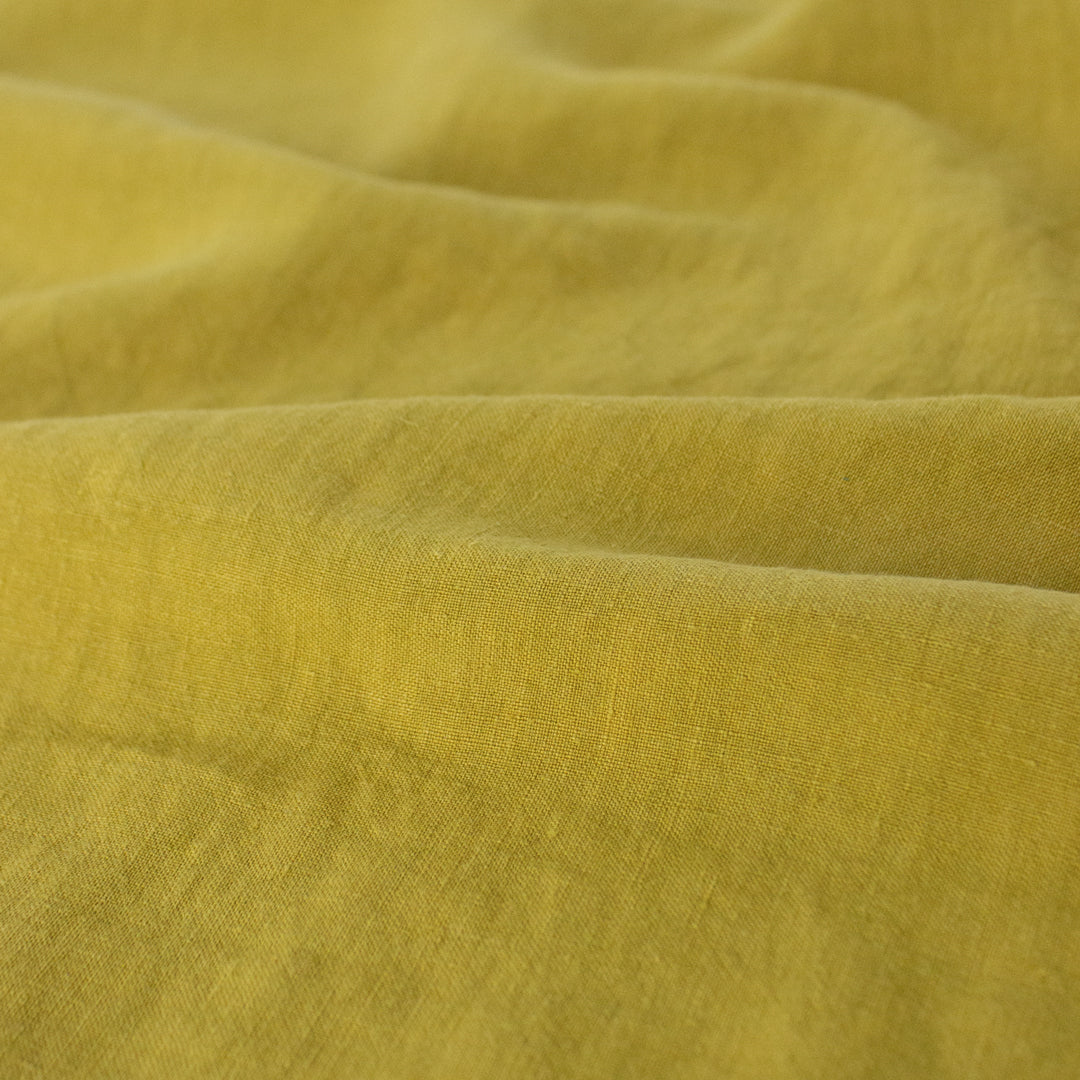 Washed Linen - Chartreuse