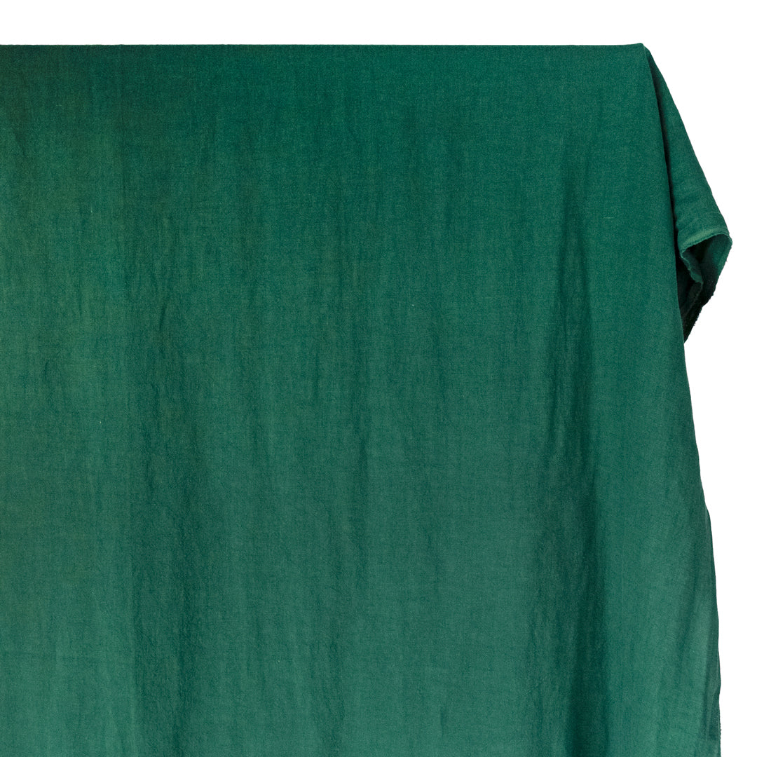 Washed Linen - Emerald | Blackbird Fabrics