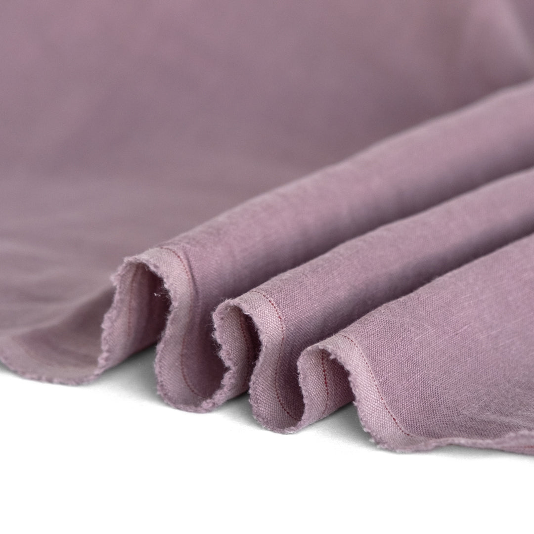 Washed Linen - Dusty Lilac | Blackbird Fabrics