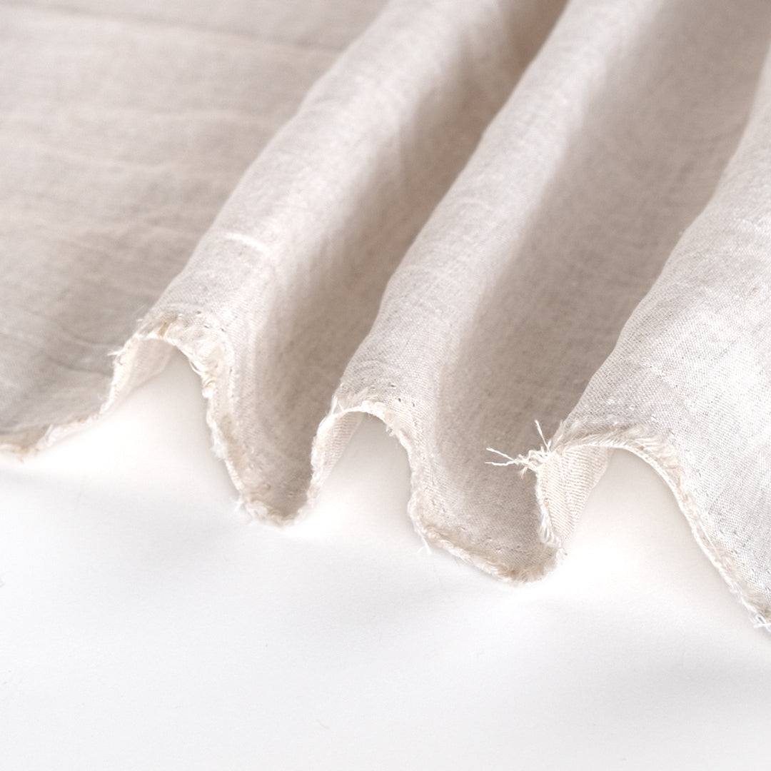 Washed Linen - Oatmeal | Blackbird Fabrics