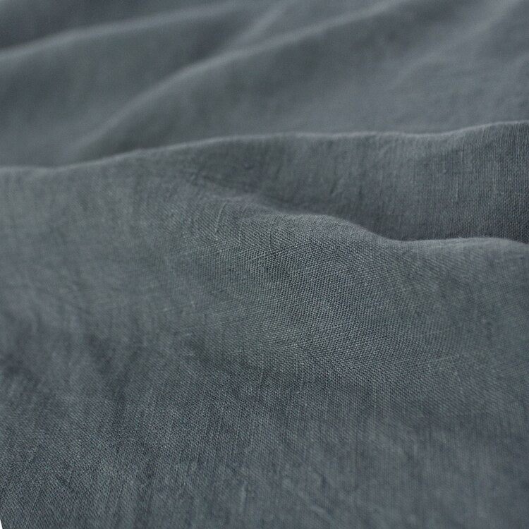 Washed Linen - Storm Blue | Blackbird Fabrics