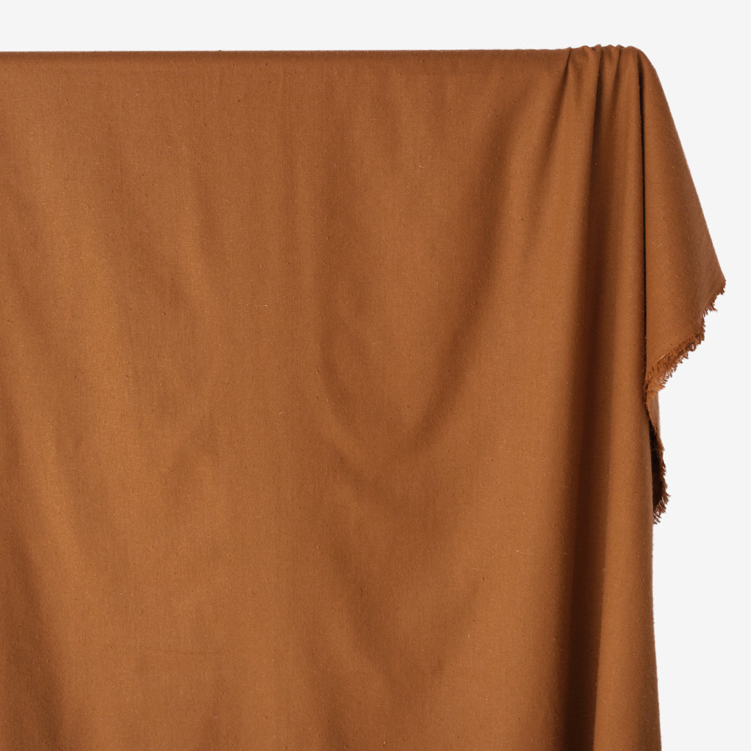 Raw Silk Noil - Teak