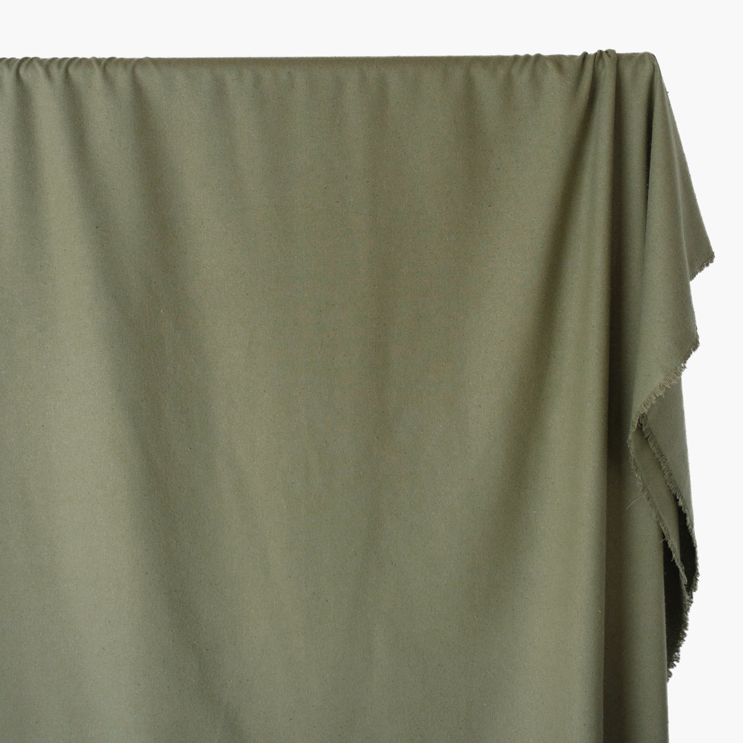 Raw Silk Noil - Sage