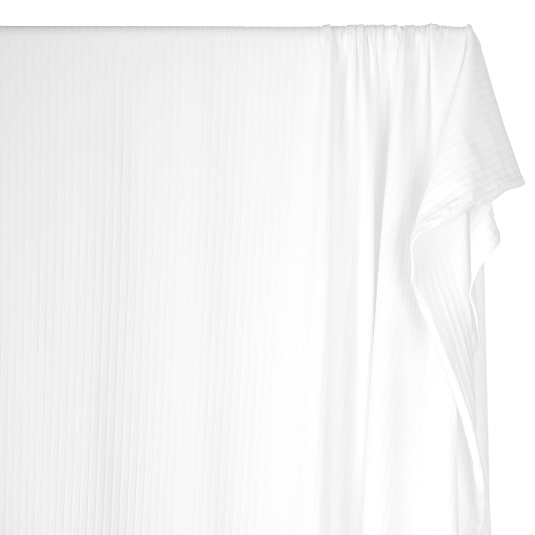 Wide Rib Knit - White