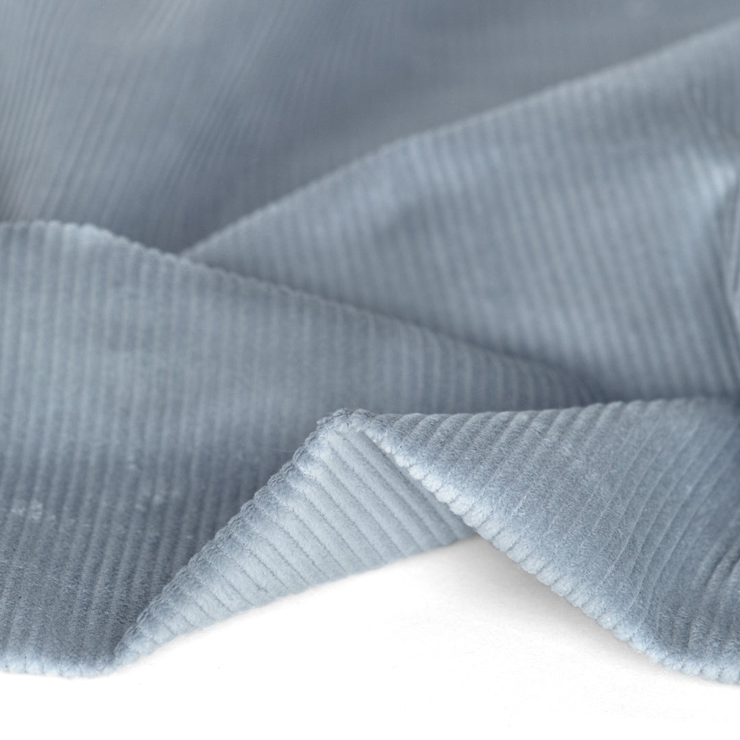 Stretch Cotton Corduroy - Powder Blue