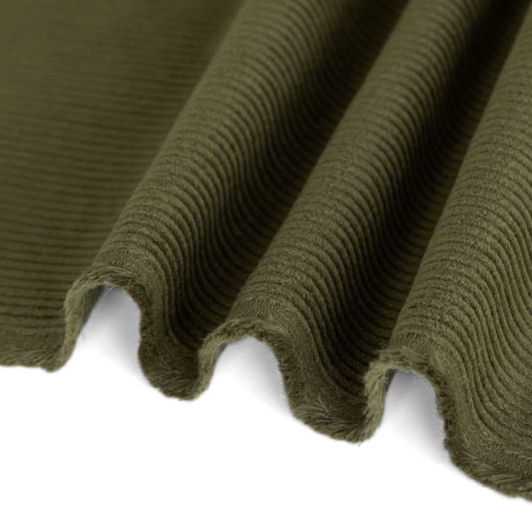 Stretch Cotton Corduroy - Caper | Blackbird Fabrics