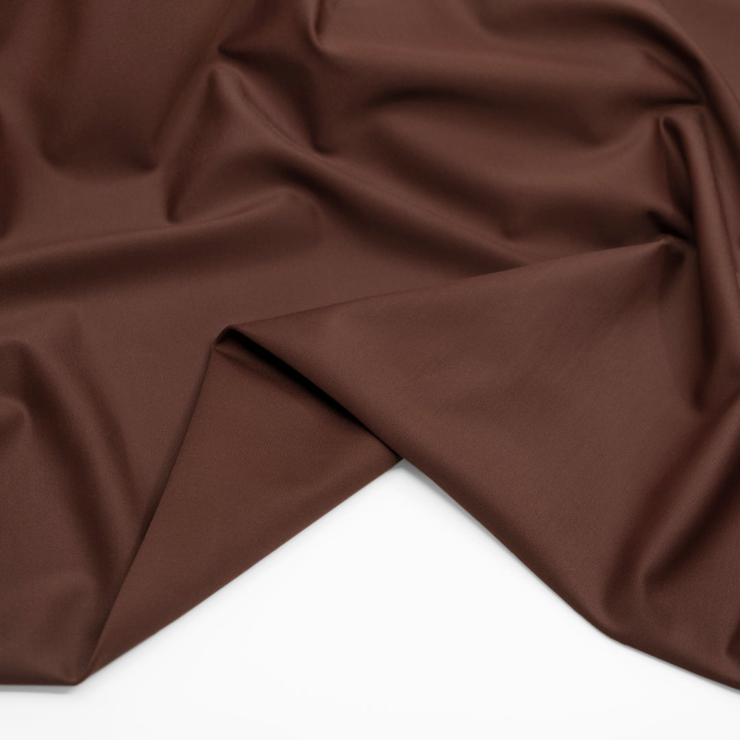 Recycled Nylon Swim Tricot - Cocoa | Blackbird Fabrics