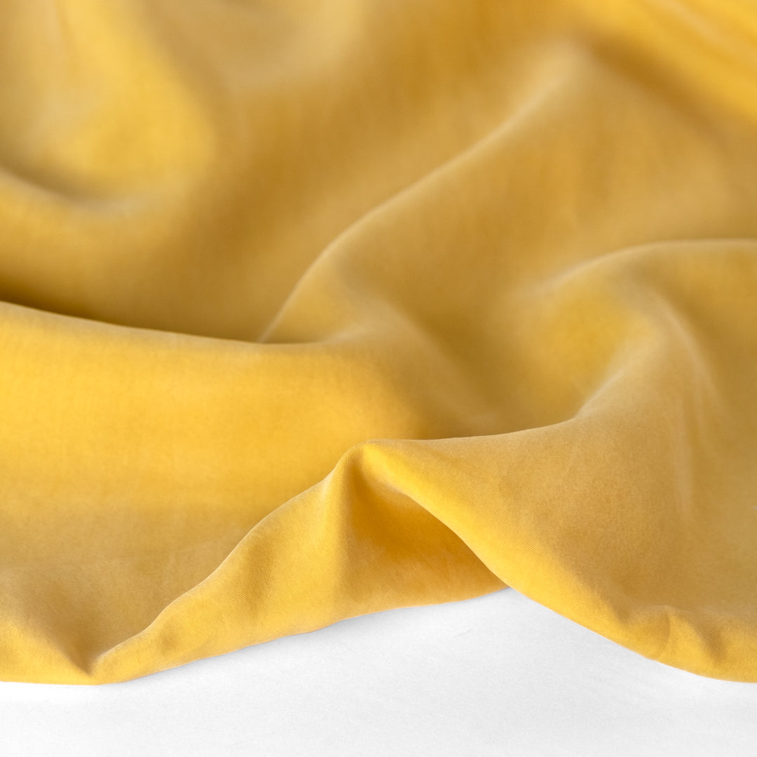 Sandwashed Cupro Blend - Banana | Blackbird Fabrics