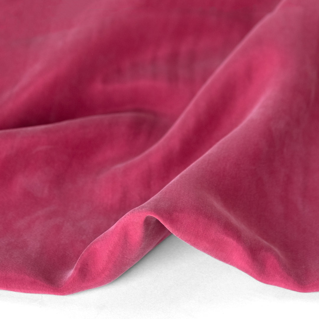 Sandwashed Cupro Blend - Magenta Rose | Blackbird Fabrics