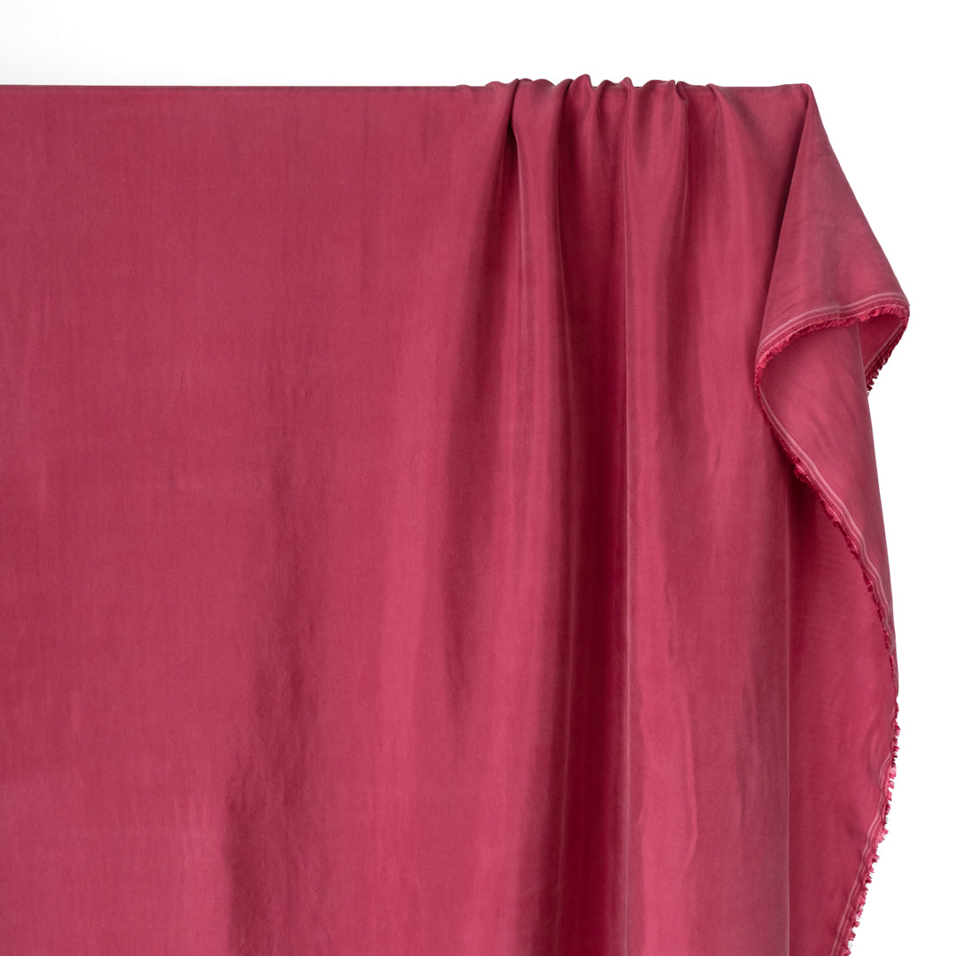 Sandwashed Cupro Blend - Magenta Rose | Blackbird Fabrics