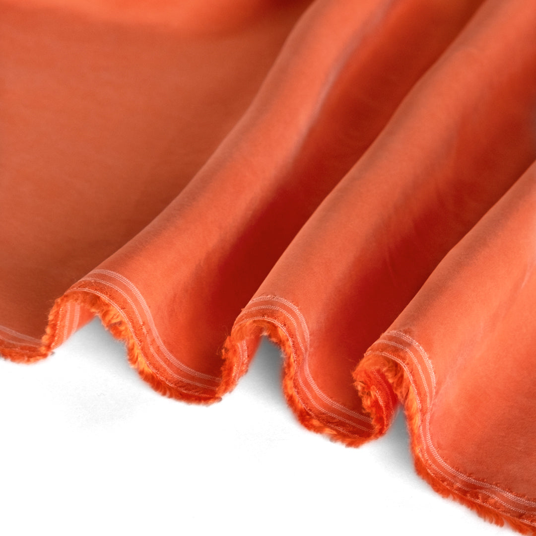 Sandwashed Cupro Blend - Blood Orange | Blackbird Fabrics