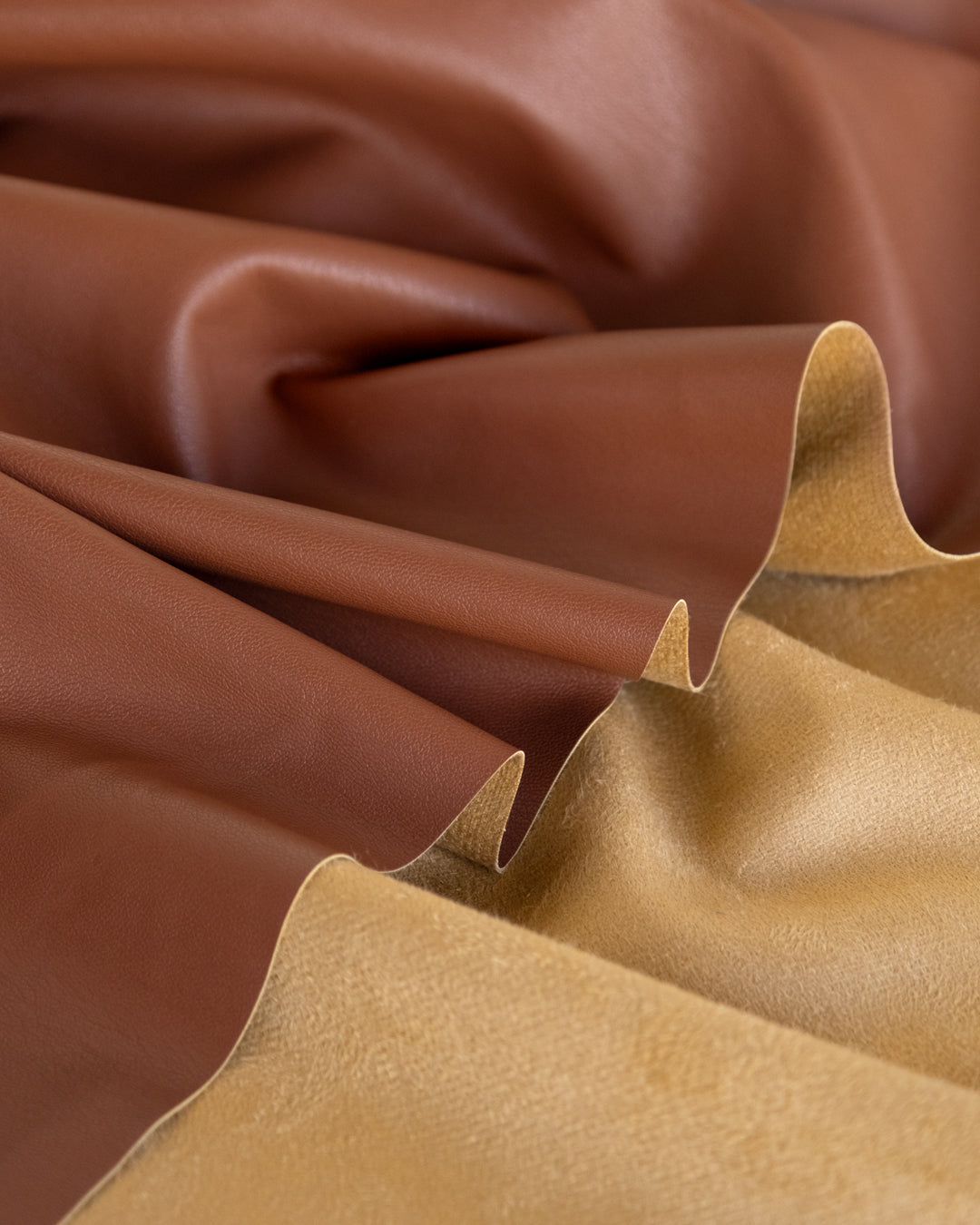 Faux Leather - Chestnut