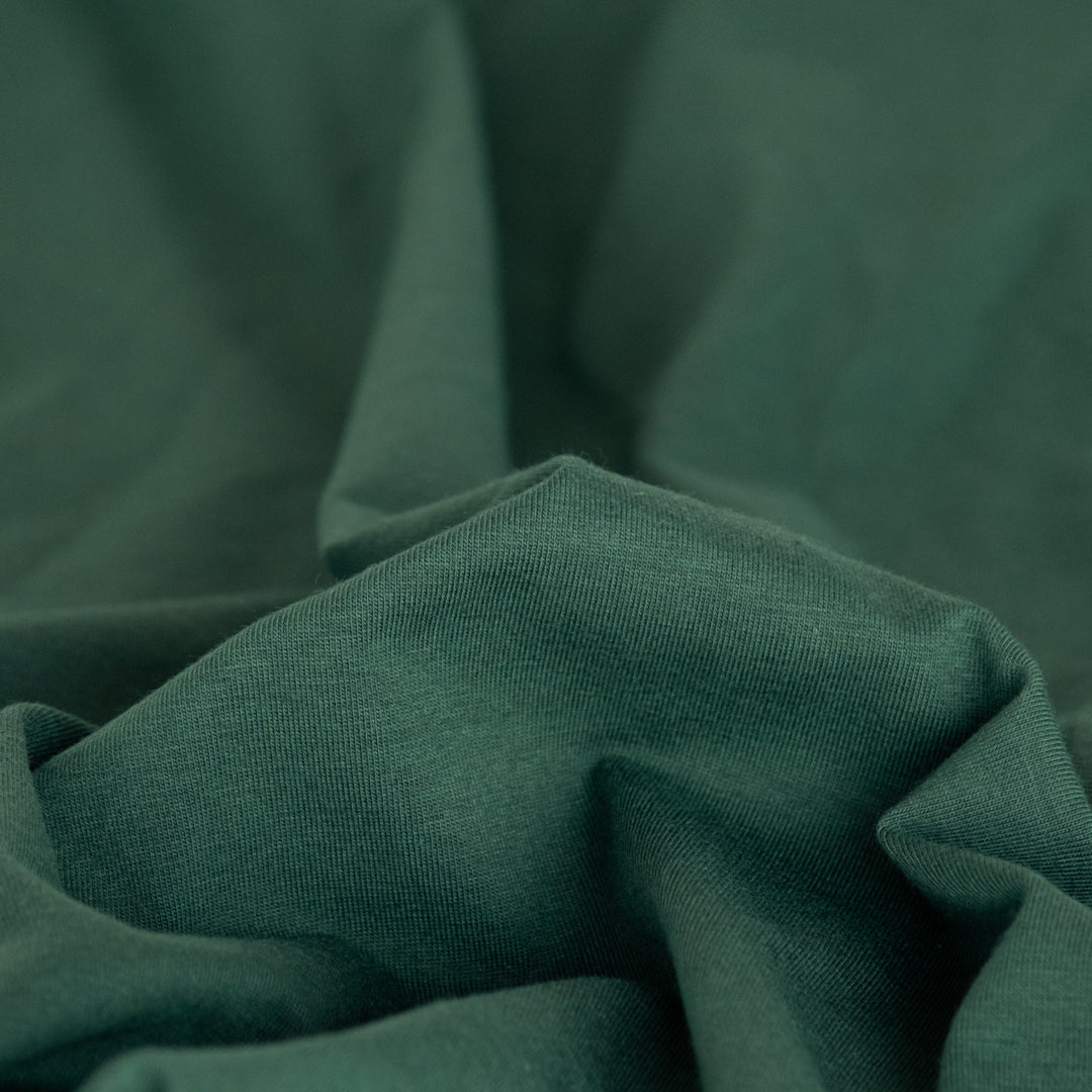 Cotton Modal Jersey Knit - Pine | Blackbird Fabrics