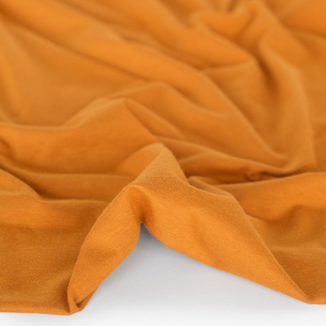 Cotton Modal Jersey Knit - Marigold