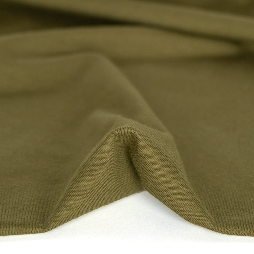 Cotton Modal Jersey Knit - Caper | Blackbird Fabrics