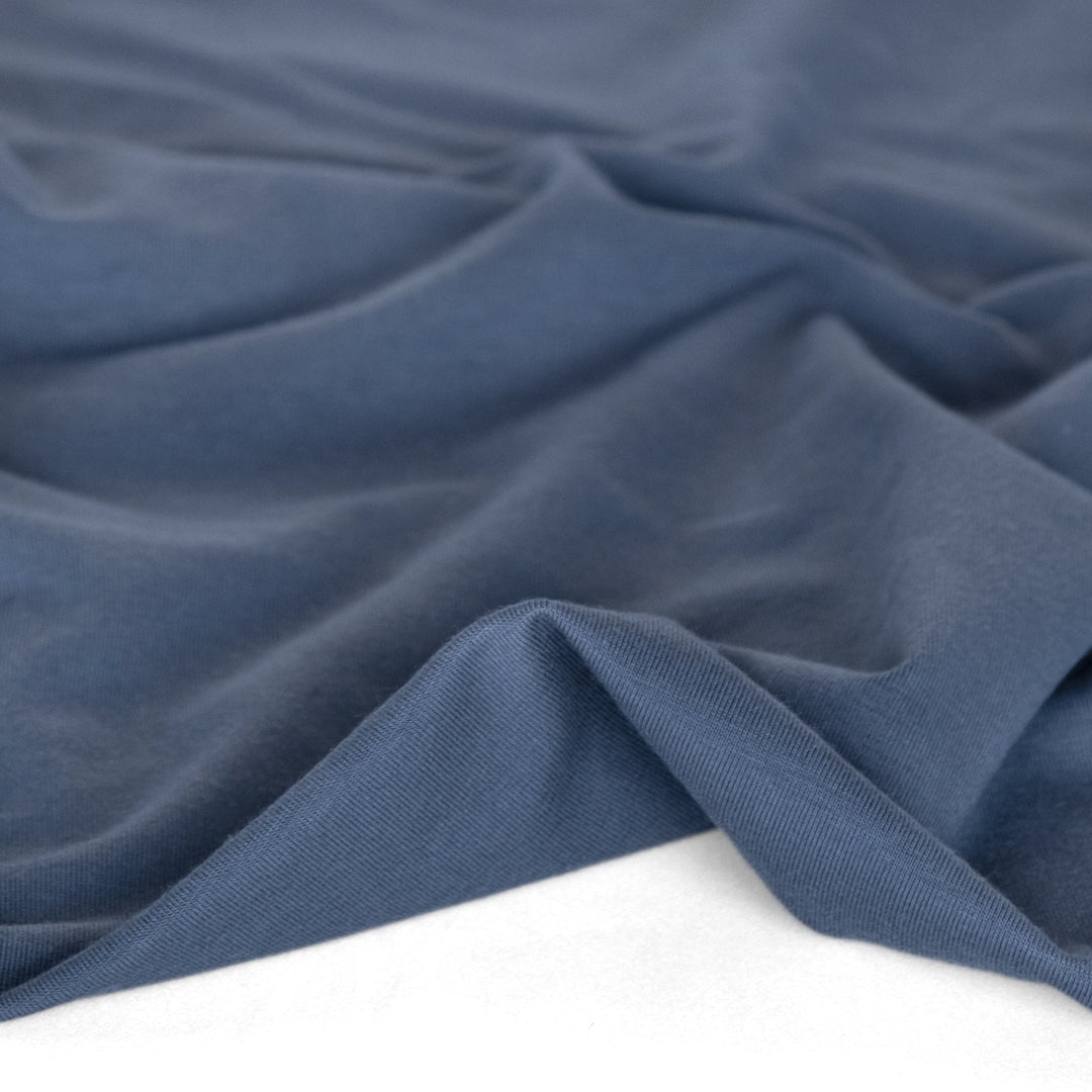 Cotton Modal Jersey Knit - Pacific | Blackbird Fabrics
