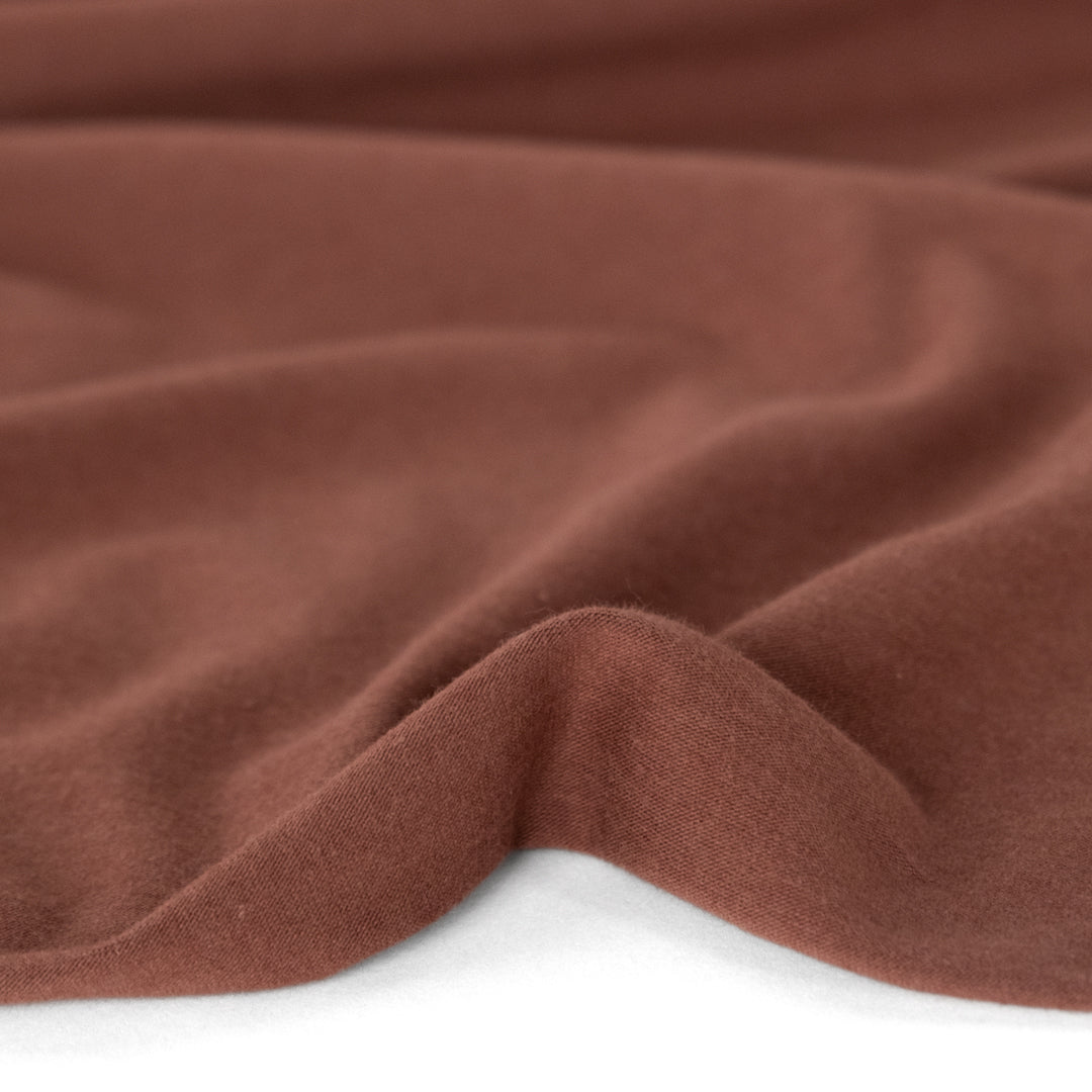 Cotton Modal Jersey Knit - Baked Clay | Blackbird Fabrics