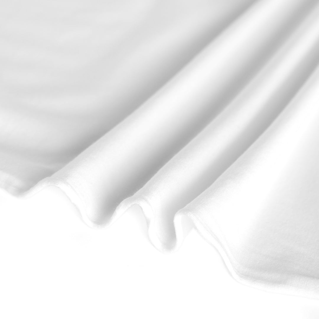 Cotton Modal Jersey Knit - White