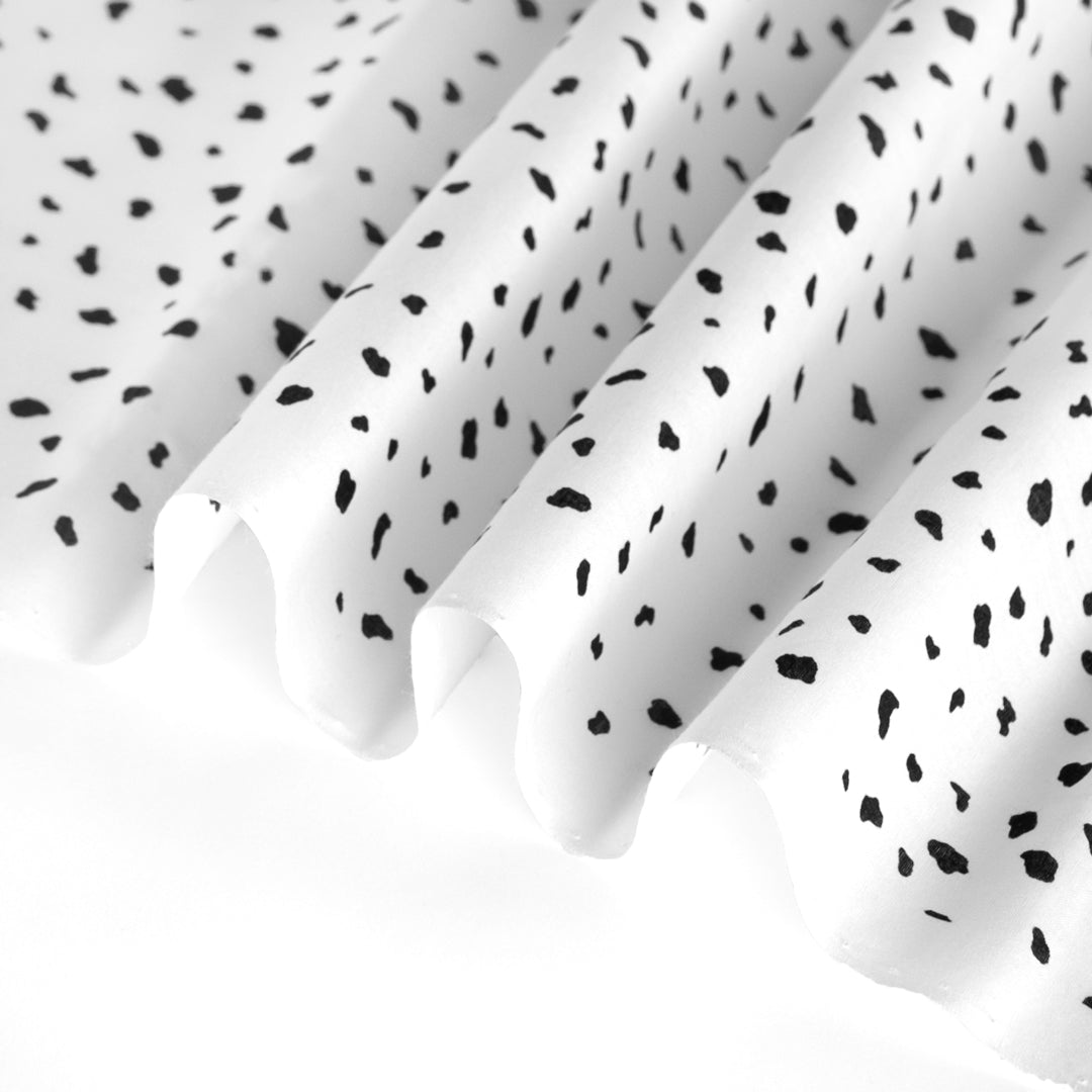 Mini Cow Cotton Lawn - Ochre/White | Blackbird Fabrics
