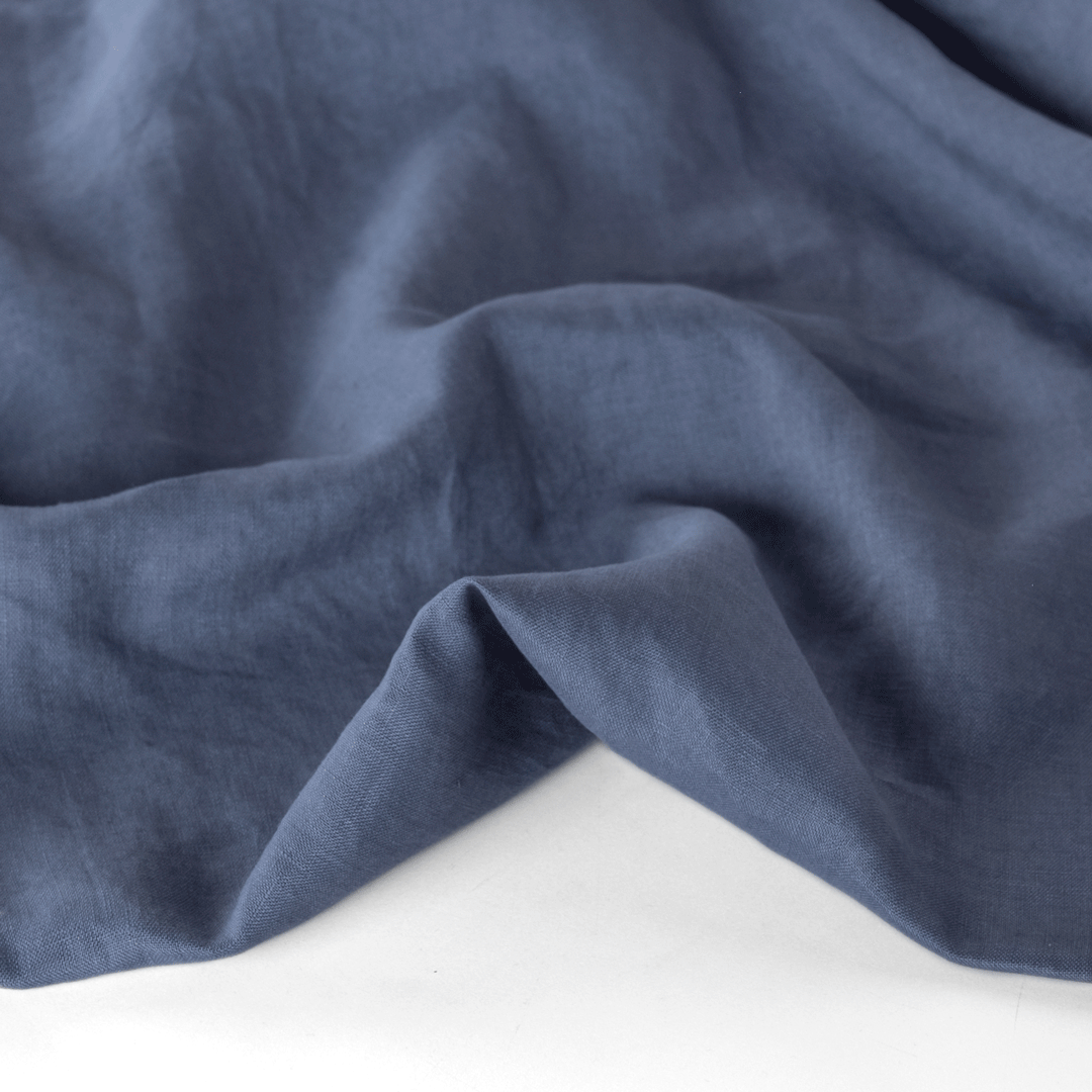 Everyday Linen - Denim | Blackbird Fabrics