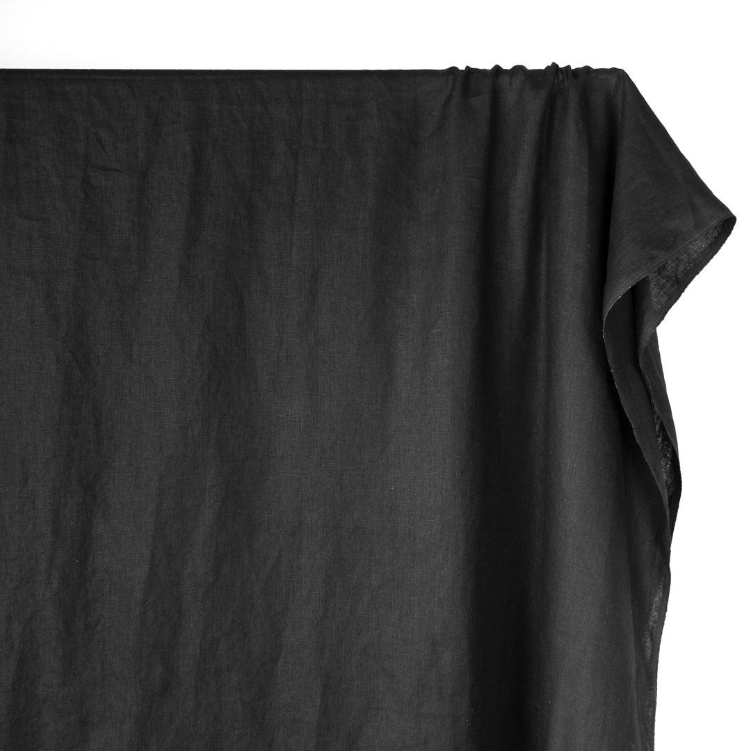 Everyday Linen - Black | Blackbird Fabrics