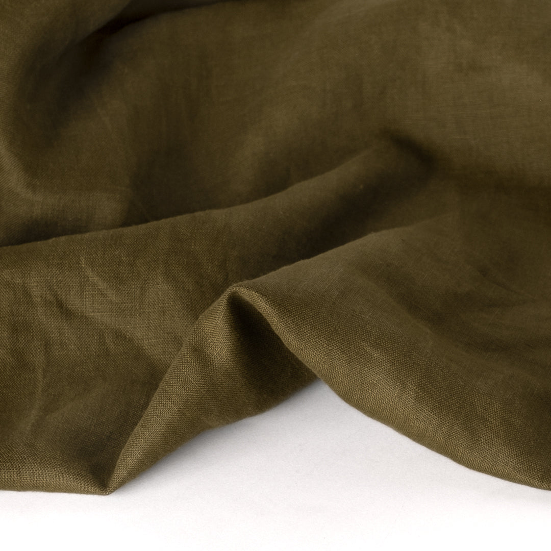 Everyday Linen - Olive | Blackbird Fabrics